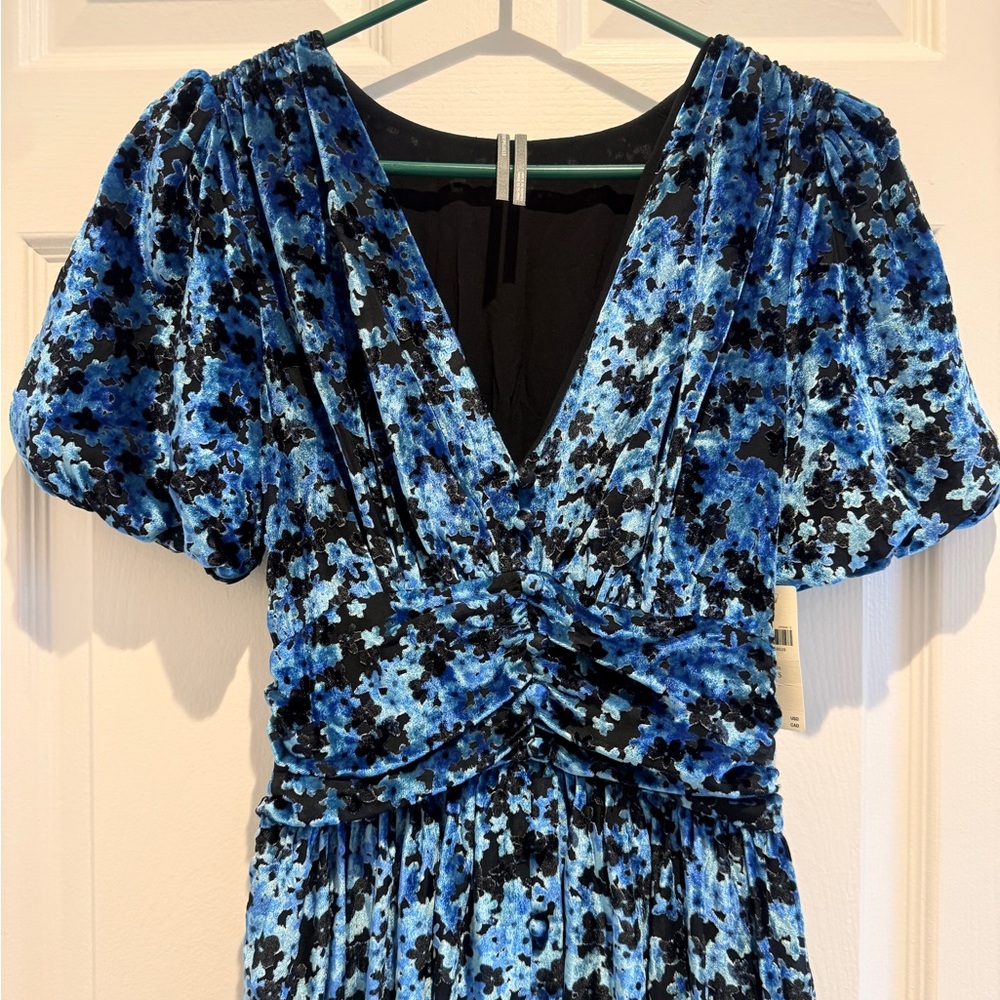 NWT Anthropologie XS The Katerina Button-Front Dress: Velvet Edition - Picture 3 of 13
